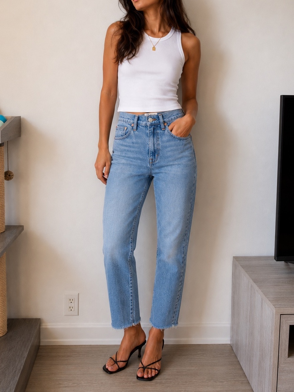 Madewell Light Blue High Rise Slim Boyfriend Jeans Size 27